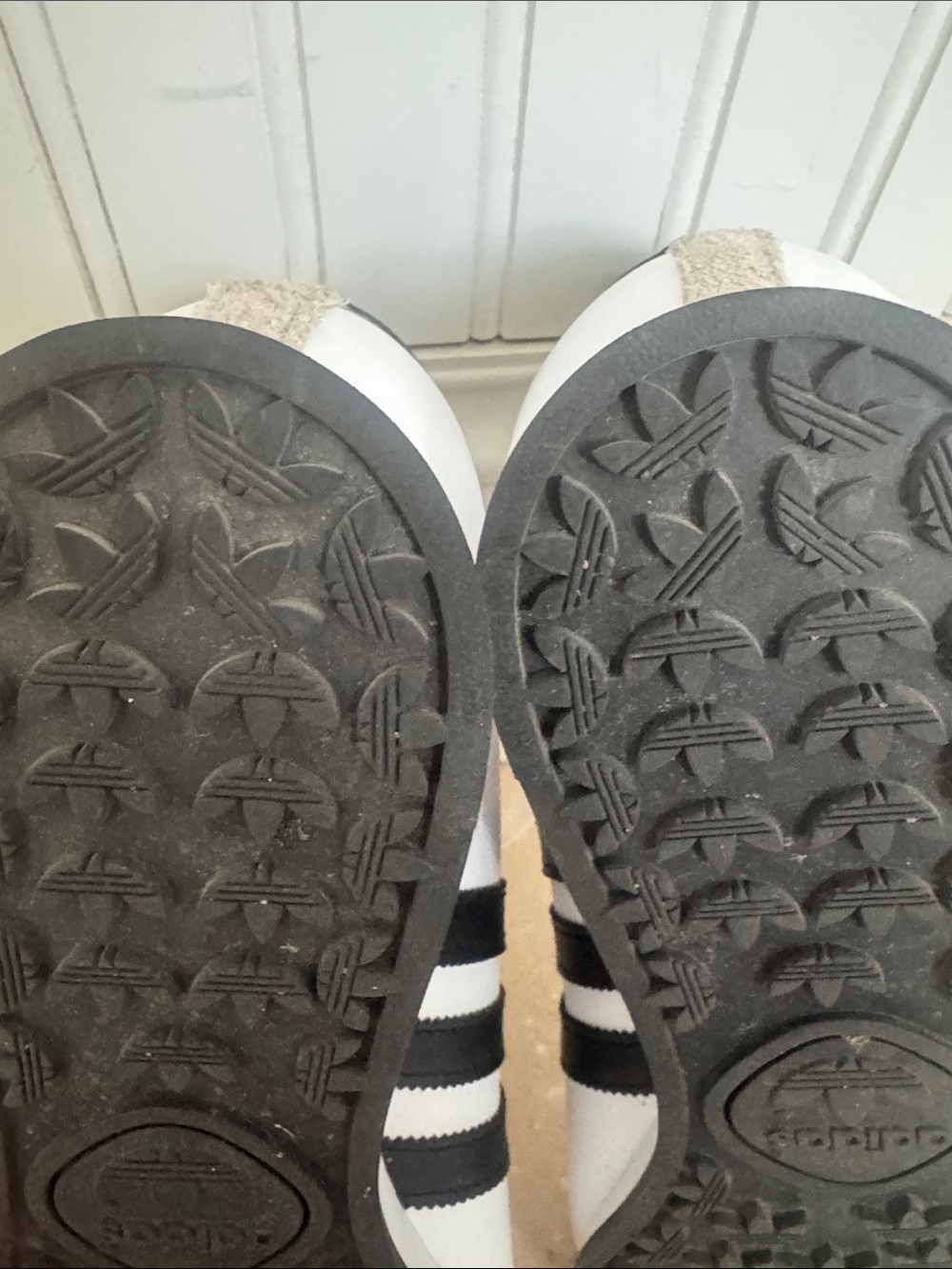 Adidas Samoa Sneakers – White/Black – Men’s Size 9 - Picture 3 of 6